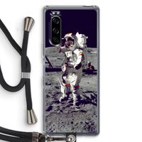 Spaceman: Sony Xperia 5 Transparant Hoesje met koord