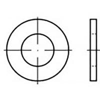 Onderlegring 8.4 mm 16 mm Staal 1000 stuk(s) TOOLCRAFT TO-6853581