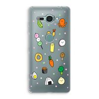 Happy bento friends: Sony Xperia XZ2 Compact Transparant Hoesje