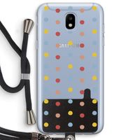 Bollen: Samsung Galaxy J5 (2017) Transparant Hoesje met koord