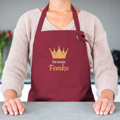 Keukenschort bedrukken - Bordeaux