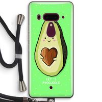 Avocuddle: HTC U12+ Transparant Hoesje met koord
