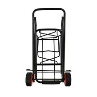 ProPlus Inklapbare bagagetrolley 30 kg staal zwart - thumbnail