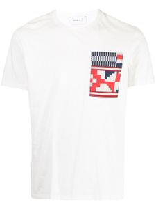 Ports V t-shirt à imprimé géométrique - Blanc