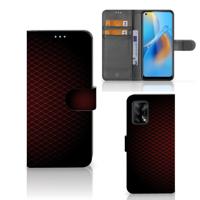 OPPO A74 4G | Telefoon Hoesje | Geruit Rood