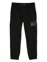 Givenchy Kids pantalon de jogging à patch logo - Noir