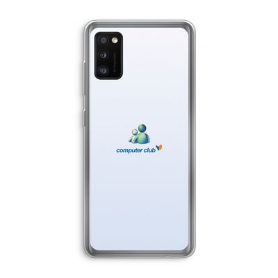 MSN: Samsung Galaxy A41 Transparant Hoesje