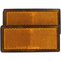 Benson Reflector - set 2x - oranje - schroefbevestiging - 86 x 40 mm