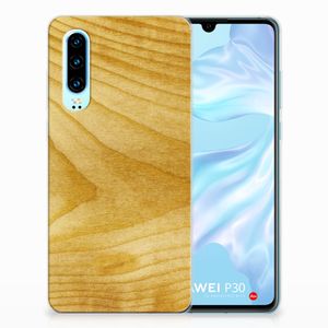 Huawei P30 Bumper Hoesje Licht Hout