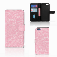 Apple iPhone 6 Plus | 6s Plus Hoesje White Flowers - thumbnail