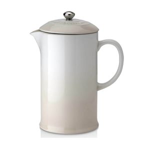LE CREUSET - Aardewerk - Koffiepot met pers 0,80l Meringue