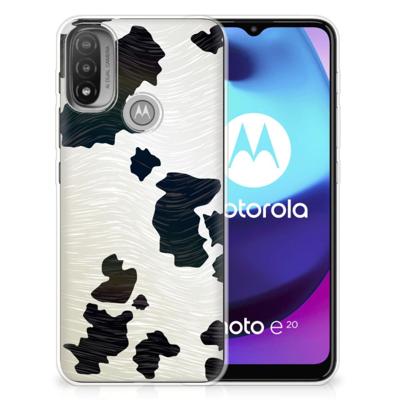 Motorola Moto E20 | E40 | TPU Hoesje | Koeienvlekken