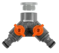 Gardena 2-Weg Waterverdeler 21mm/26,5mm