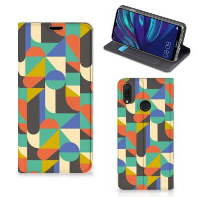 Huawei Y7 hoesje Y7 Pro (2019) | Hoesje met Magneet | Funky Retro
