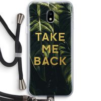 Take me back: Samsung Galaxy J3 (2017) Transparant Hoesje met koord