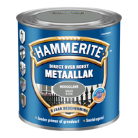 Hammerite Metaallak Hoogglans | Grijs | S018 | 250ml - 5124064