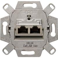 KOPP Dubbel UTP RJ45 Inbouw Stopcontact CAT6