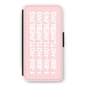 Hotline bling pink: iPhone 11 Pro Max Flip Hoesje