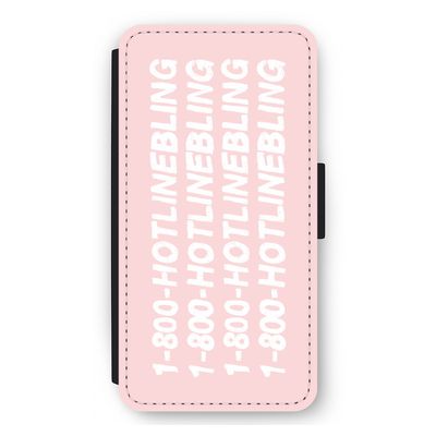 Hotline bling pink: iPhone 11 Pro Max Flip Hoesje