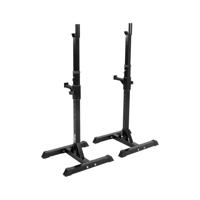 Rebel Active Verstelbare Halterstandaard - Stabiliteit Veiligheid Krachttraining - 105-160 cm - 1 Set van 2 Stuks