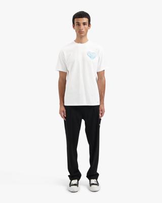 Croyez Homme Stitched Heart Cr1-pf25-15 Print T-shirts 2900 Black
