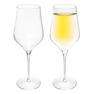 Set van 2x grote wijnglazen voor rode wijn Rhone 740 ml van glas   -