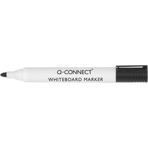 Q-CONNECT whiteboardmarker, 2-3 mm, ronde punt, zwart 10 stuks
