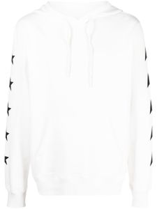 Golden Goose hoodie à motif d'étoiles - Blanc