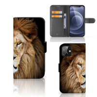 iPhone 12 | 12 Pro (6.1") Telefoonhoesje met Pasjes Leeuw