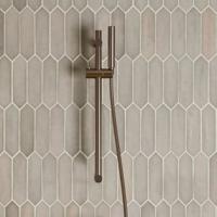 Glijstang set SaniClear Antique | 60 cm | Incl.Handdouche en Doucheslang | Verouderd messing
