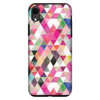 Gekleurde driehoekjes: iPhone XR Tough Case