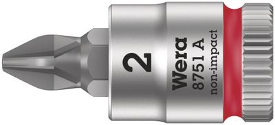 Wera 8751 A Zyklop Bit/dop-combinatie met 1/4" Aandrijving , PH 3 x 28 mm - 1 stuk(s) - 05003352001