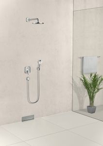 Hansgrohe FixFit muuraansluitbocht kunststof Chroom