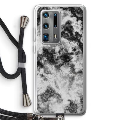 Onweer: Huawei P40 Pro Plus Transparant Hoesje met koord