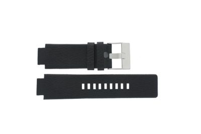 Horlogeband Diesel DZ1089 / DZ1186 / DZ1091 / Cliffhanger Leder Zwart 18mm