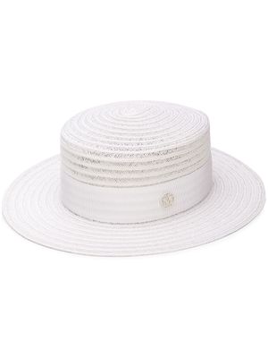 Maison Michel chapeau Kiki - Blanc