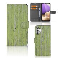 Samsung Galaxy A32 4G | Book Style Case | Green Wood