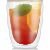 Glazenset Bodum 250 ml Transparant Borosilicaatglas Soepel 2 Onderdelen (2 Stuks)