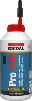 Soudal PRO 10D - Witte Houtlijm | 5 kg - 108898