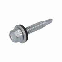 Zelfborende dak- en gevelplaatschroef vz 6.3x32mm - thumbnail