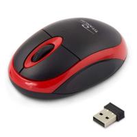 Titanum TM116E Draadloze 3D-muis 2.4GHZ Zwart / Rood