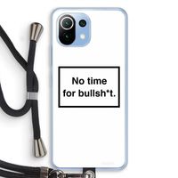 No time: Xiaomi Mi 11 Lite Transparant Hoesje met koord