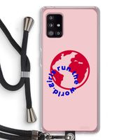Run The World: Samsung Galaxy A51 5G Transparant Hoesje met koord