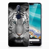 Nokia 7.1 TPU Hoesje Tijger - thumbnail