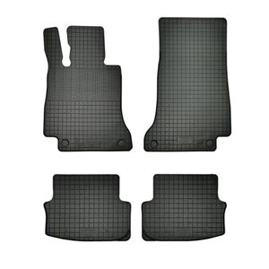 Rubber matten passend voor Mercedes C-Klasse W205 Coupe/Cabrio 2015- (4-delig + montagesysteem) CKRME01