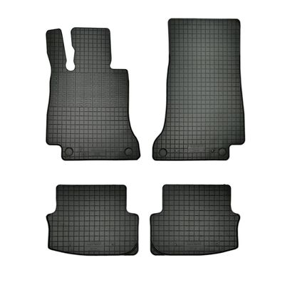 Rubber matten passend voor Mercedes C-Klasse W205 Coupe/Cabrio 2015- (4-delig + montagesysteem) CKRME01