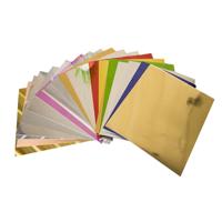 50 stuks A4 formaat folie Papers willekeurige kleuren levering