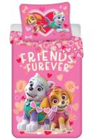 Paw Patrol dekbedovertrek roze 140 x 200 cm - 70 x 90 cm - katoen