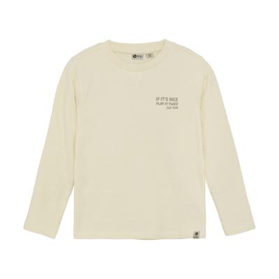 Daily7 winter t-shirt jongens - wit - longsleeve/backprint