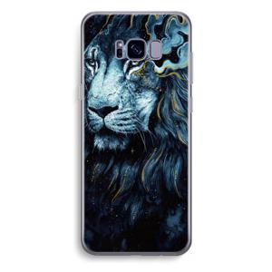 Darkness Lion: Samsung Galaxy S8 Plus Transparant Hoesje